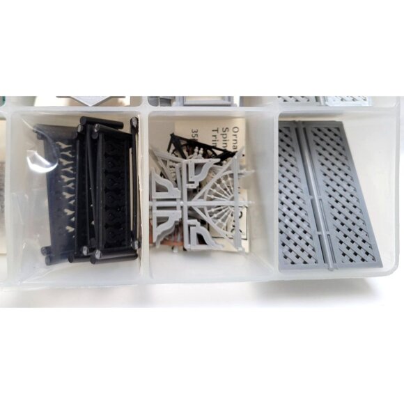 Grandt Line Miniature 1/4" Scale Architectural Pieces Plastic Darice Storage Box - Picture 5 of 11